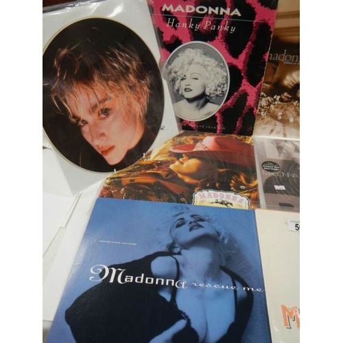 50 - 11 Madonna 12 inch records - 3 in near mint condition, 7 in good condition with a couple of minor sc... 