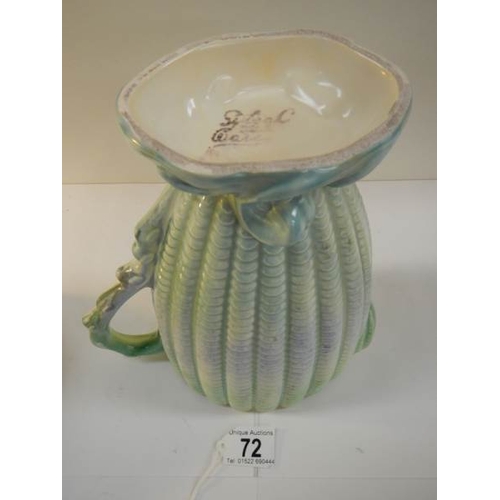 72 - A 9.5'' tall Sylvac jug and 2 Mason's bowls, in good condition.