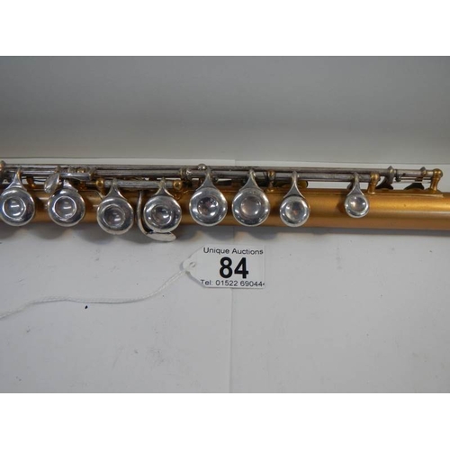 84 - A Besson flute in good playing order.