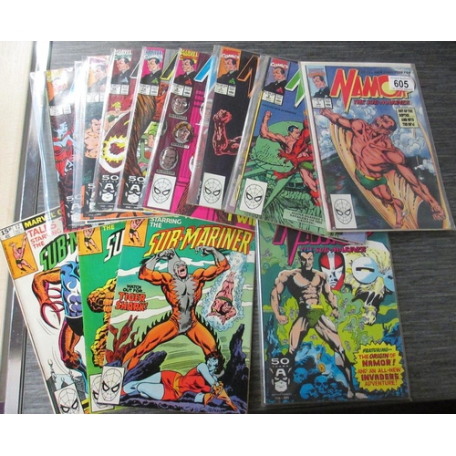 605 - A collection of Namor and Tales to Astonish Sub-Mariner comics