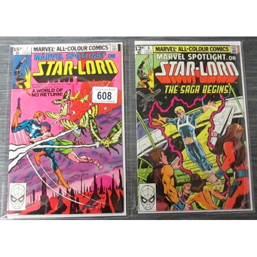 608 - Marvel Spotlight 6 and 7 early appearances of Star-Lord (Starlord) Guardians of the Galaxy