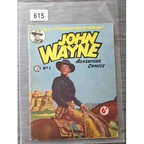 615 - John Wayne Adventure Comics No 1