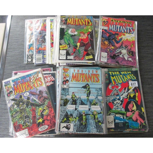 617 - A large collection of New Mutants comics and annuals