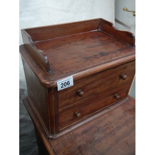 208 - A pair of Victorian bedside cabinets