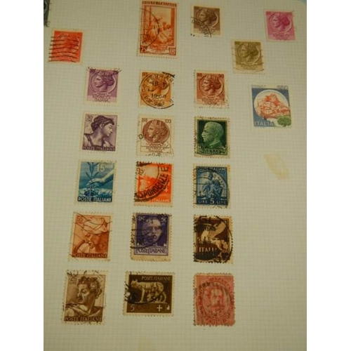 248 - A collection of postage stamps in 4 albums.