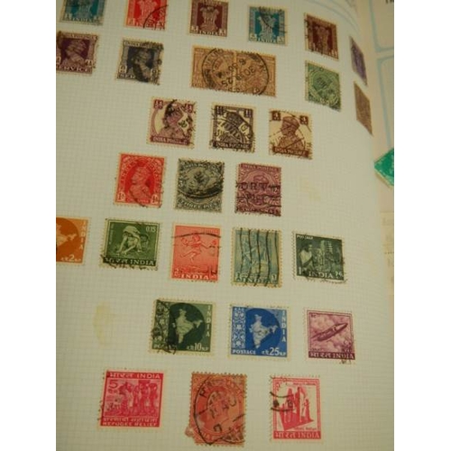 248 - A collection of postage stamps in 4 albums.