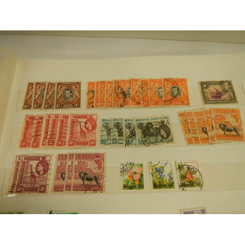 248 - A collection of postage stamps in 4 albums.