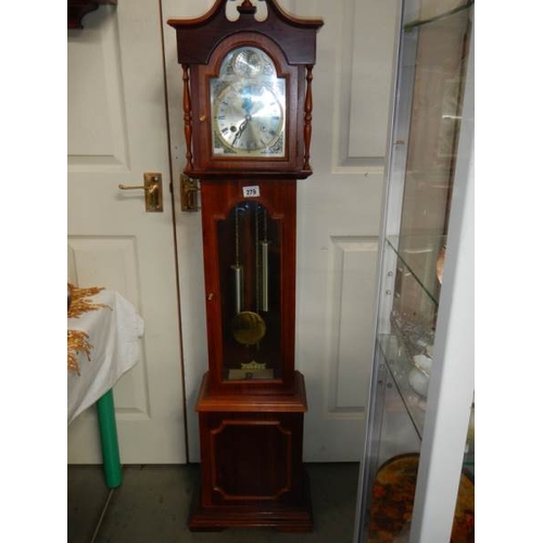 279 - A modern Grandfather clock.