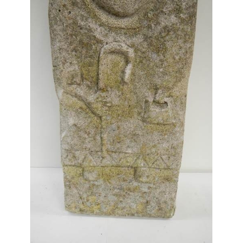 280 - An imitation stone plaque, 24'' x 8,5''.