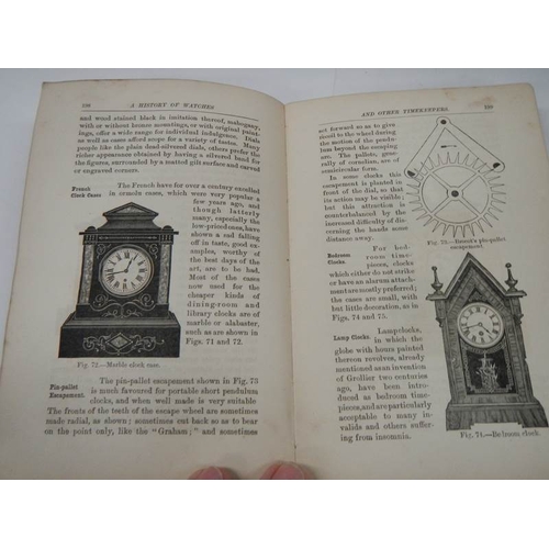 281 - An 1892 paperback entitled A History of Watches and other timepieces by Kendel and Dent, Watch maker... 