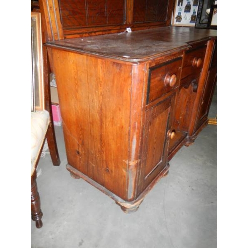 300 - An arts and craft sideboard in good clean condition for age.