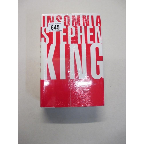 645 - Stephen King Insomnia new and sealed