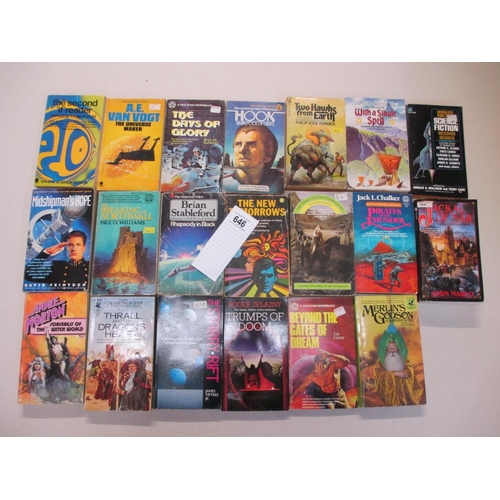 646 - 20 classic Fantasy  and Sci-Fi paperback books