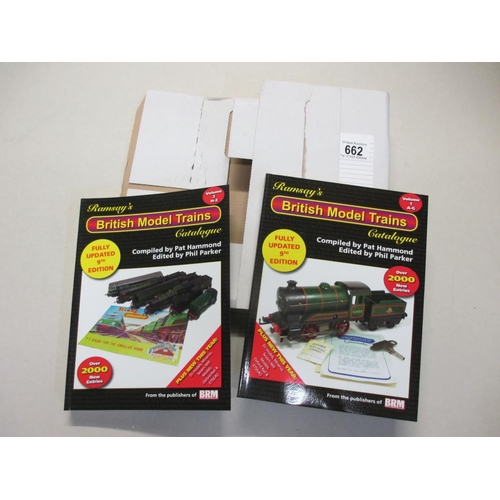 662 - Two new Ramsays British Model Trains Catalogie 9th edition Vol 1 and Vol 2