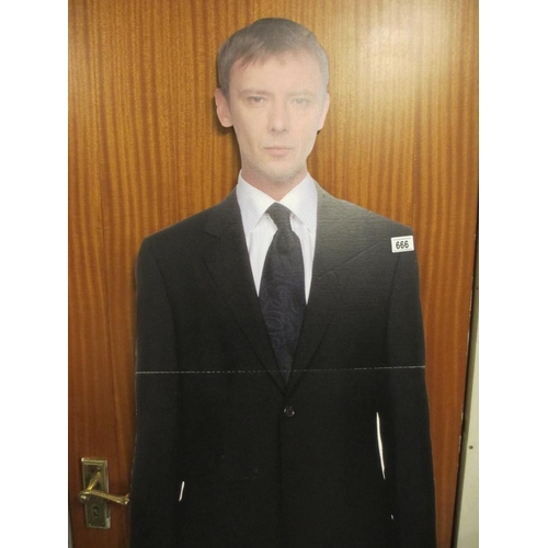 666 - A Doctor Who standee of The Master played by John Simms