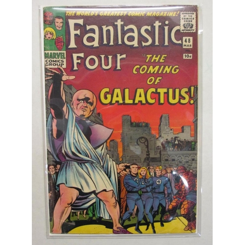 729 - 3 early issues of Marvel Fantastic Four 45, 48, 55