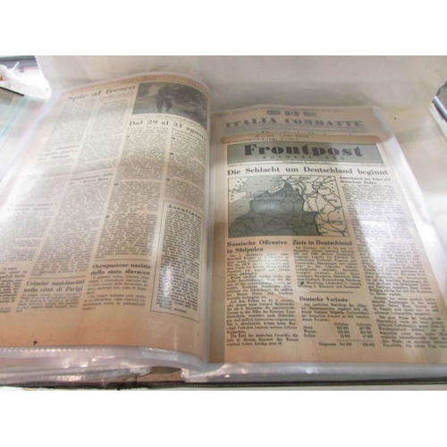 2207 - A collection of over 120 Second World War pamphlets, leaflets and news sheets for airdrops/distribut... 