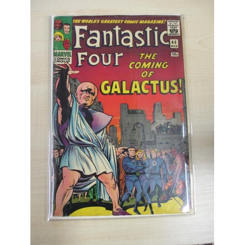 729 - 3 early issues of Marvel Fantastic Four 45, 48, 55