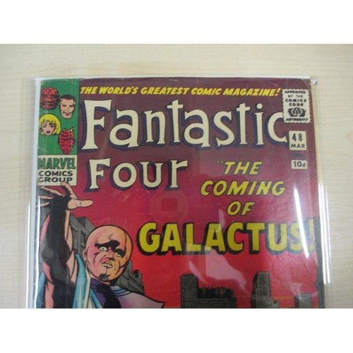 729 - 3 early issues of Marvel Fantastic Four 45, 48, 55