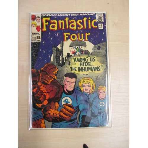 729 - 3 early issues of Marvel Fantastic Four 45, 48, 55