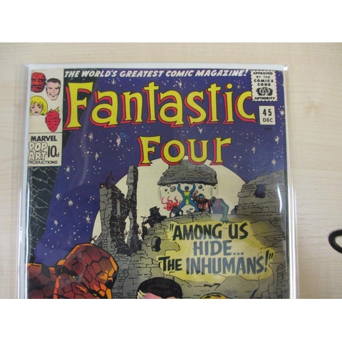 729 - 3 early issues of Marvel Fantastic Four 45, 48, 55