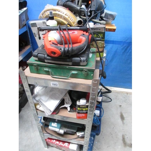 1002 - A huge lot of car spares, power tools etc