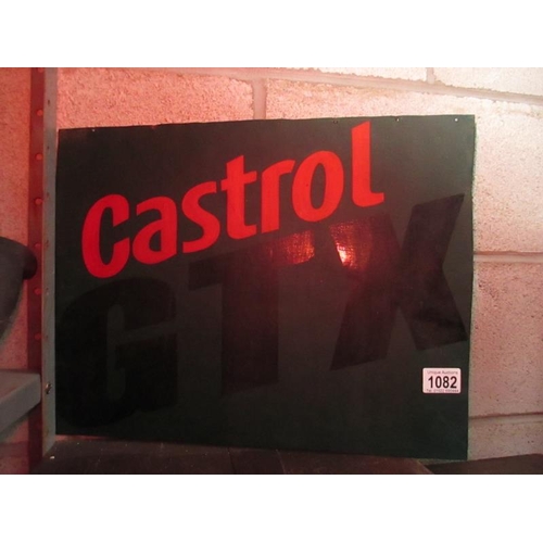 1082 - A Castrol GTX sign