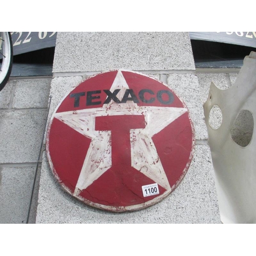 1100 - A Texaco round sign