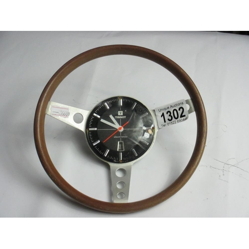 1302 - A vintage Tissot steering wheel clock