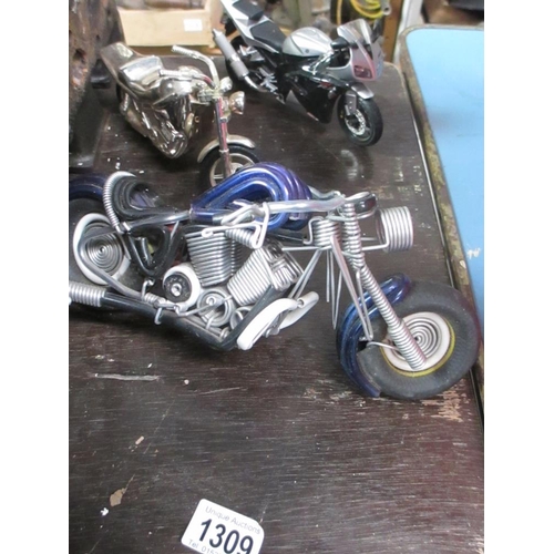 1309 - 3 model motorcycles