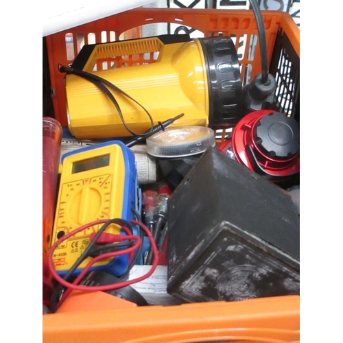 1314 - A Kestrel 42 psi compressor,  a pressure jet brush, a cantilever tool box including contents, box of... 