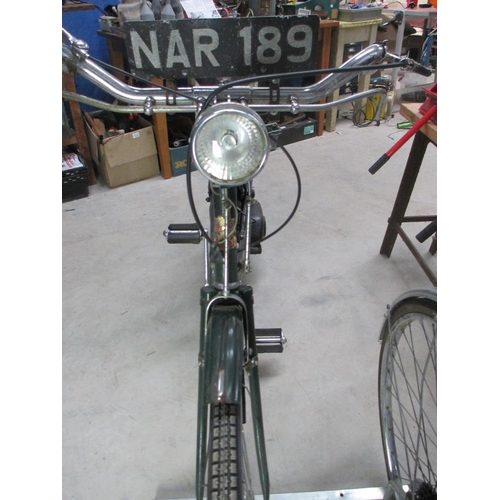 1321 - A 1953 Cyclemaster 25cc - current V5c, original registration number, no advisories on log book