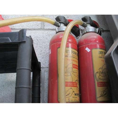 1056 - 3 dry powder fire extinguishers