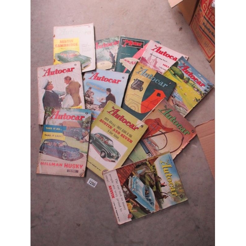 1200 - A large quantity of vintage car magazines 1950s onwards including Autocar, Practical Motorist, Motor... 