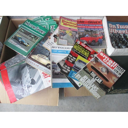 1200 - A large quantity of vintage car magazines 1950s onwards including Autocar, Practical Motorist, Motor... 