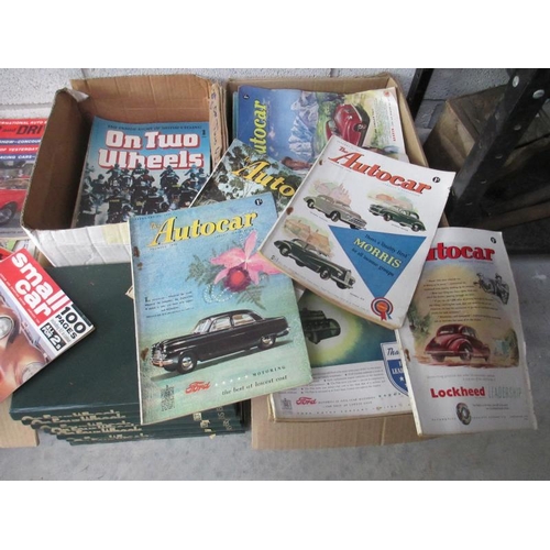 1200 - A large quantity of vintage car magazines 1950s onwards including Autocar, Practical Motorist, Motor... 