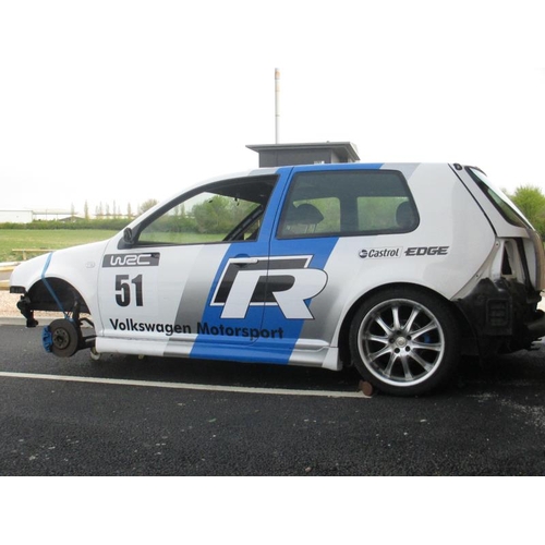 1423 - A Volkswagon Golf rally prepared project with a huge amount of spares.