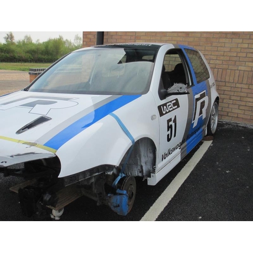 1423 - A Volkswagon Golf rally prepared project with a huge amount of spares.