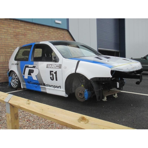 1423 - A Volkswagon Golf rally prepared project with a huge amount of spares.