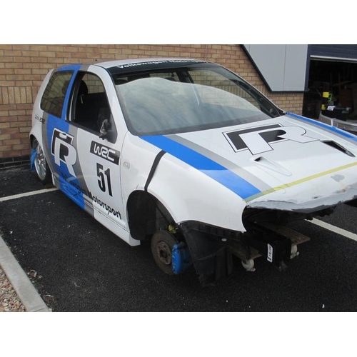 1423 - A Volkswagon Golf rally prepared project with a huge amount of spares.