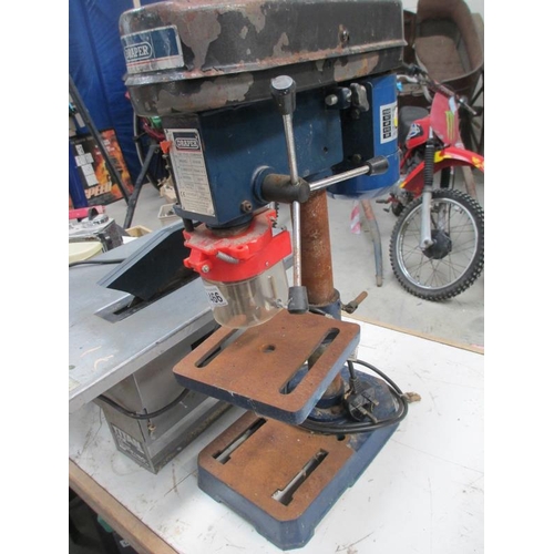 1466 - A Draper D13 pillar drill and and Titan SF08N5 8'' table saw.