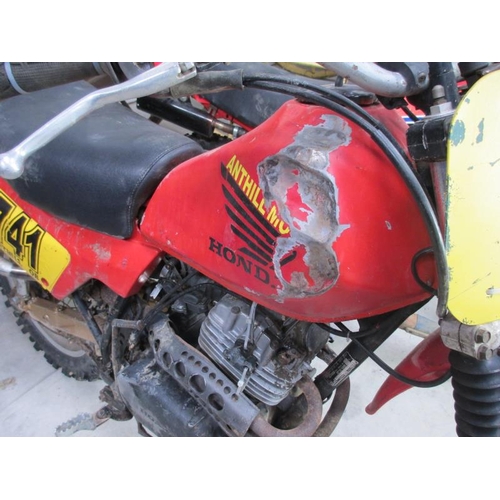 1480 - An XL250 trial bike, turns over, compression good, non running.