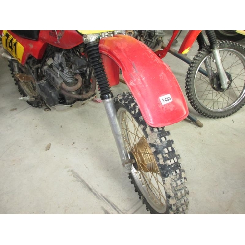 1480 - An XL250 trial bike, turns over, compression good, non running.