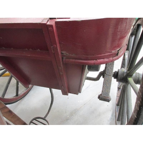 1485 - A rear entry 4 seat single pony trap.