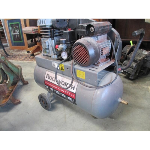 1507 - A Rockworth air compressor in good working order