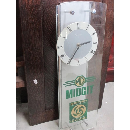 1506 - A B.L. MG Midget wall clock.