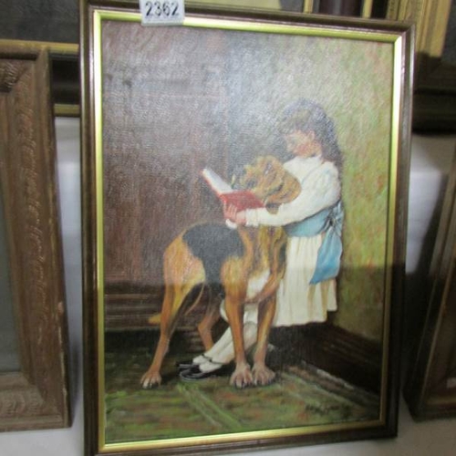 2362 - An original oil painting signed Gilbert Jeffries.