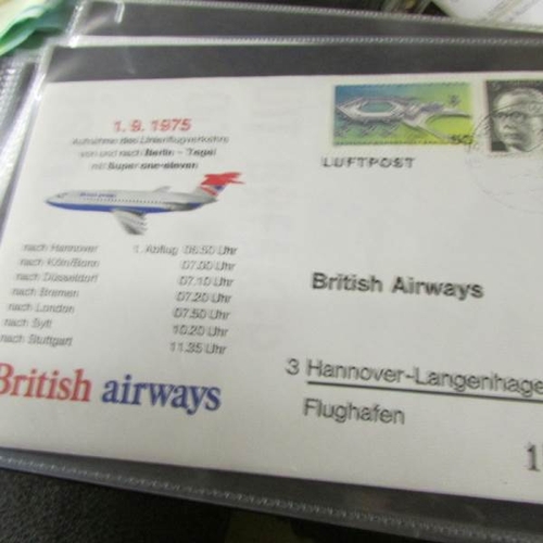 2511 - An album of first flight covers including Concorde.