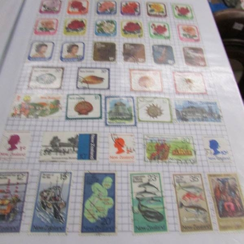 2520 - 3 folders of mainly commonwealth stamps including good Victorian selection.