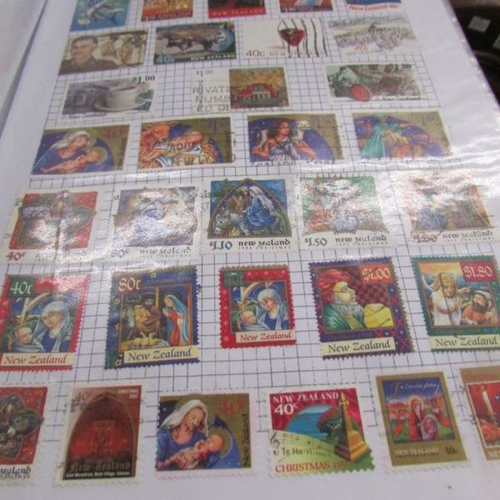 2520 - 3 folders of mainly commonwealth stamps including good Victorian selection.